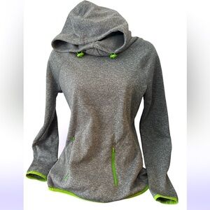 SPALDING Grey  Fleece hoodie Sweater Size Small